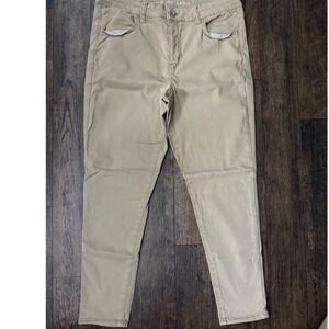 American Eagle Jeggings Stretch Khaki Pants Womens Size‎ 14 Short Casual